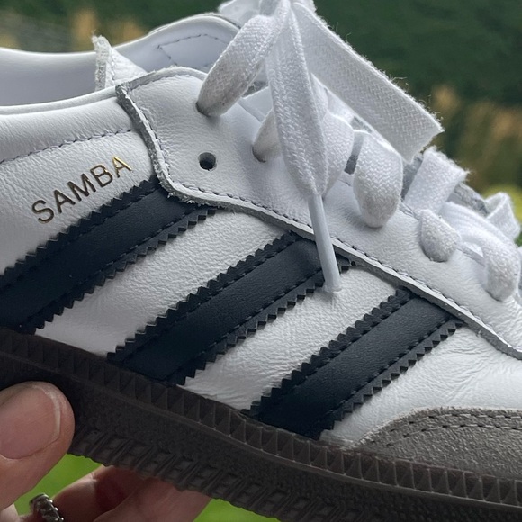 Adidas Samba OG Cloud White and Black Womenβs 9 Shoes Sneakers - Picture 14 of 15